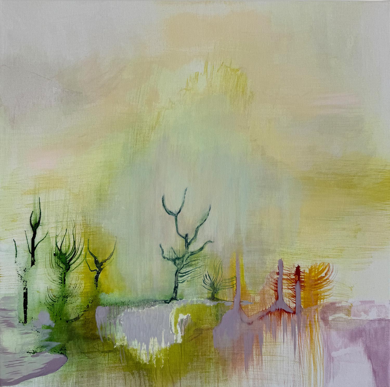 PINK ELEPHANT, 2024, acrylic on canvas